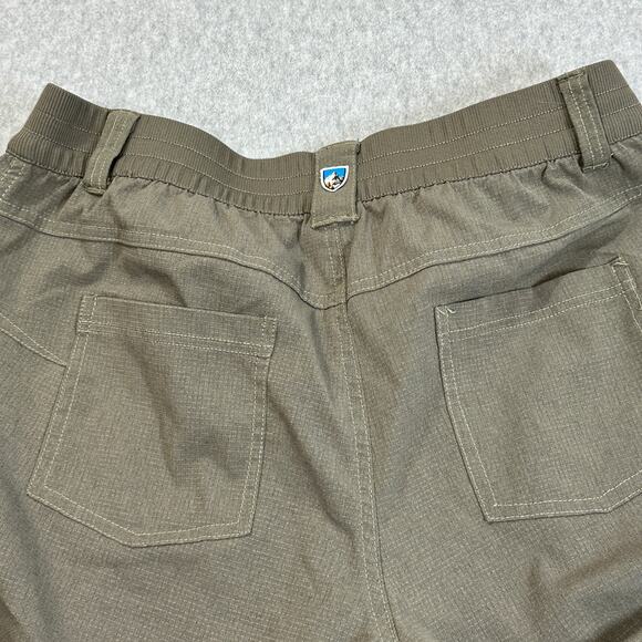 Kuhl Pants WMNS 12 Green Straight Lightweight Hiking Mid-Rise Outdoor Athletic - Picture 5 of 15